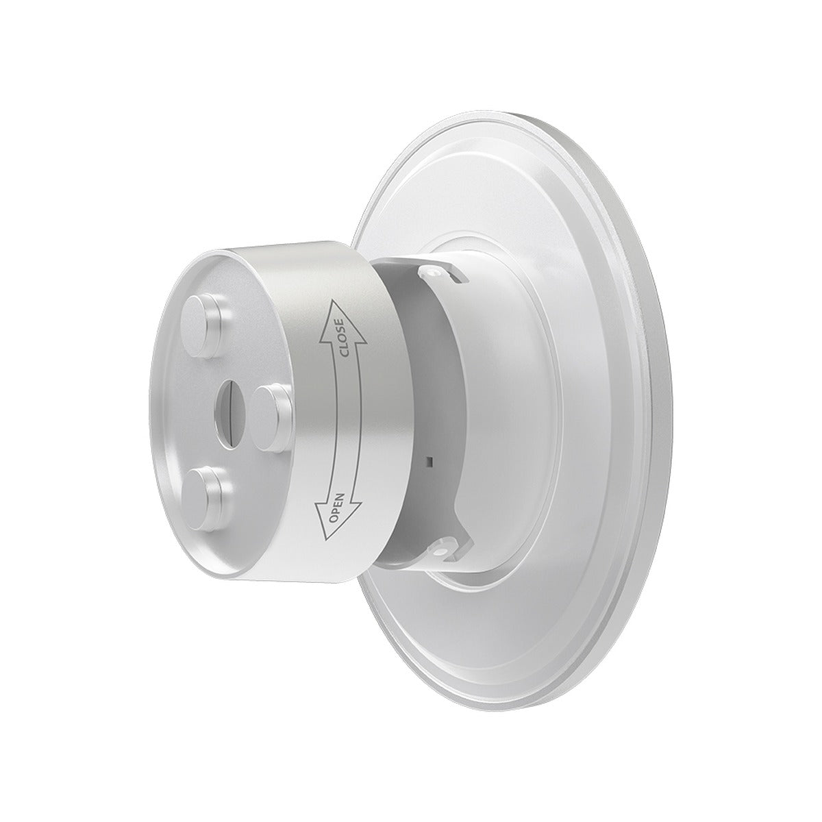 Braytron Palermo LED Außenwandleuchte 10W 3CCT rund IP65 Ø180 mm – Weiß