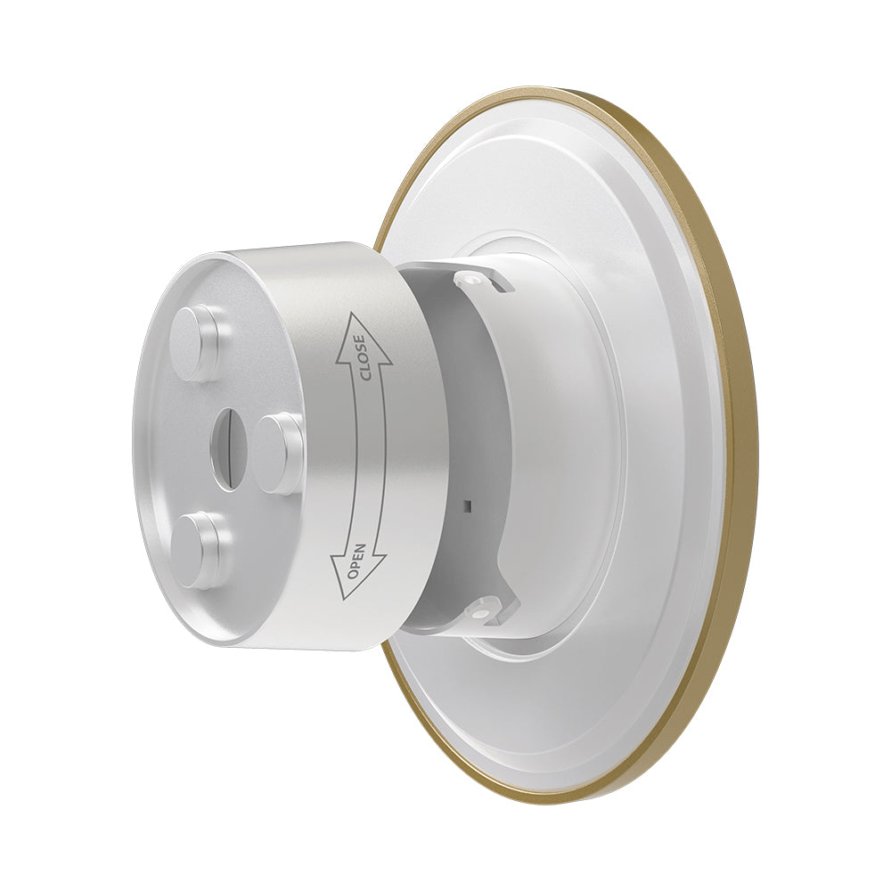 Braytron LED 12W Wandleuchte Designer Wandlicht Rund Gold indirekte Beleuchtung IP65 3in1 3000-6500K
