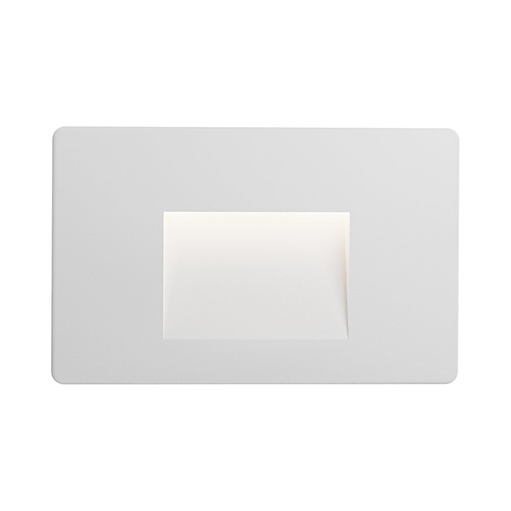 3W LED Treppenlicht Treppenbeleuchtung Treppenleuchte Stufenlicht Stufen Leuchte Eckig Weiß