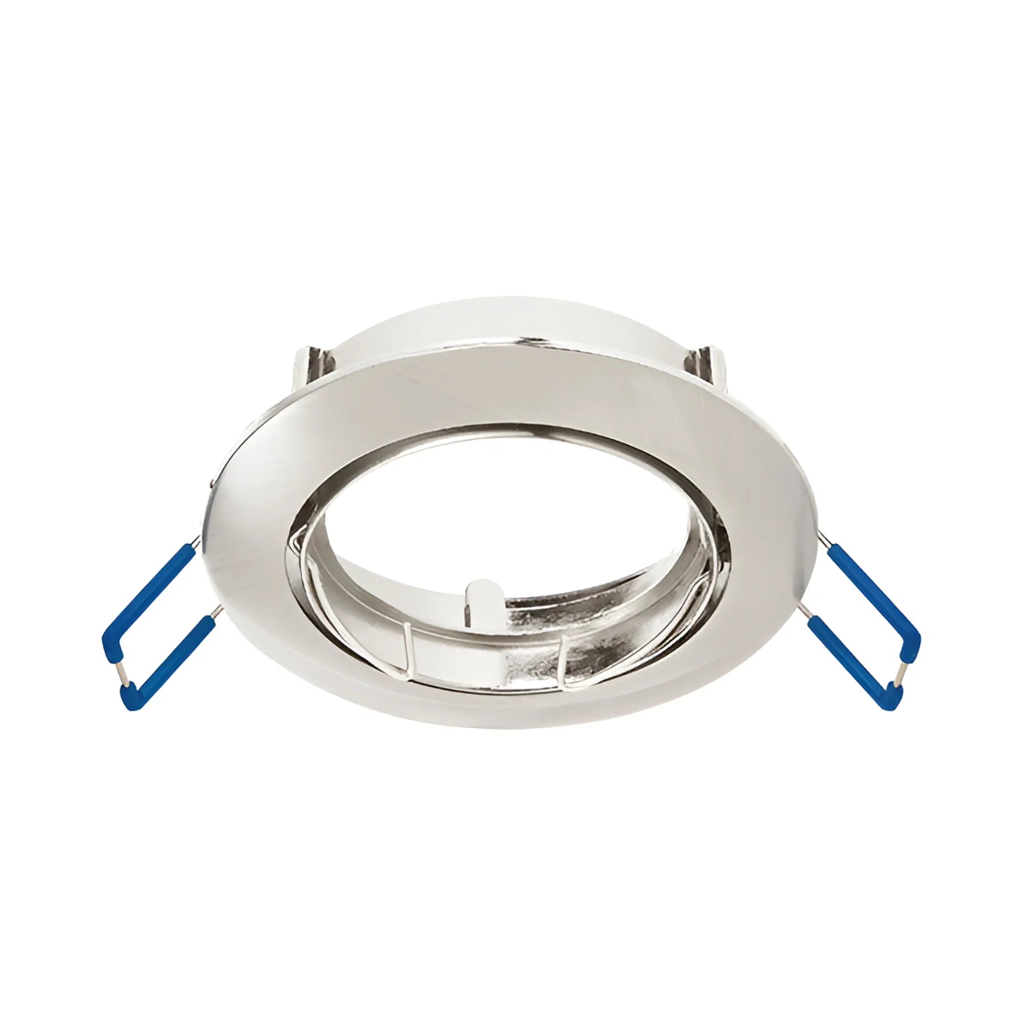 Braytron LED Einbaurahmen GU10 rund IP20 Aluminium Ø82 mm – Nickel