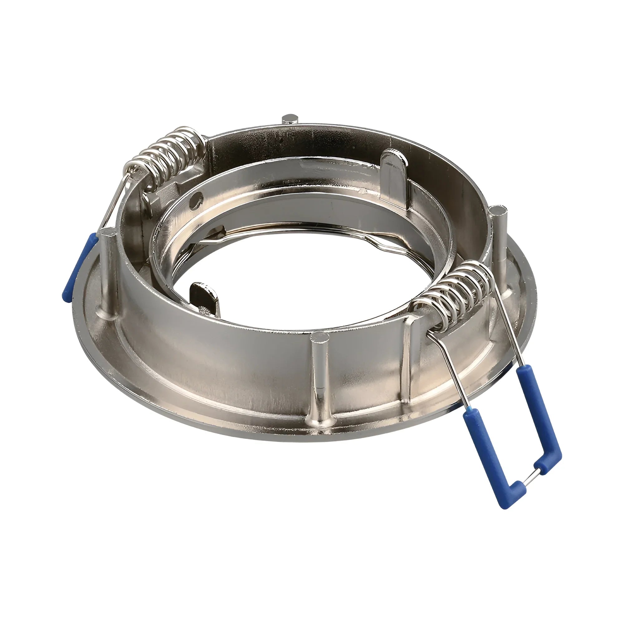 Braytron LED Einbaurahmen GU10 rund IP20 Aluminium Ø82 mm – Nickel