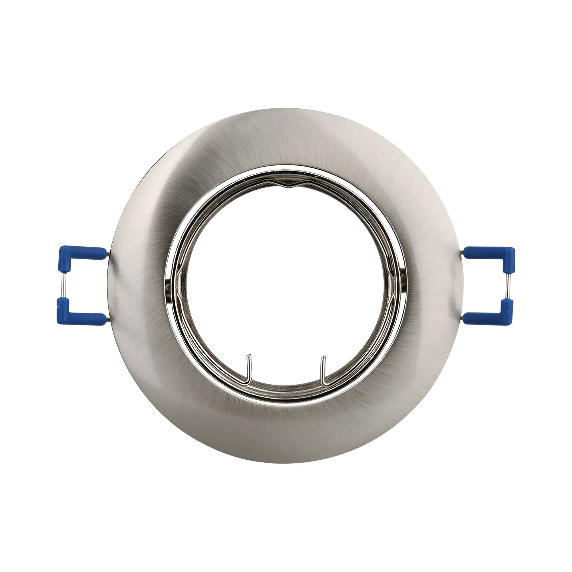 Braytron LED Einbaurahmen GU10 rund IP20 Aluminium Ø82 mm – Nickel