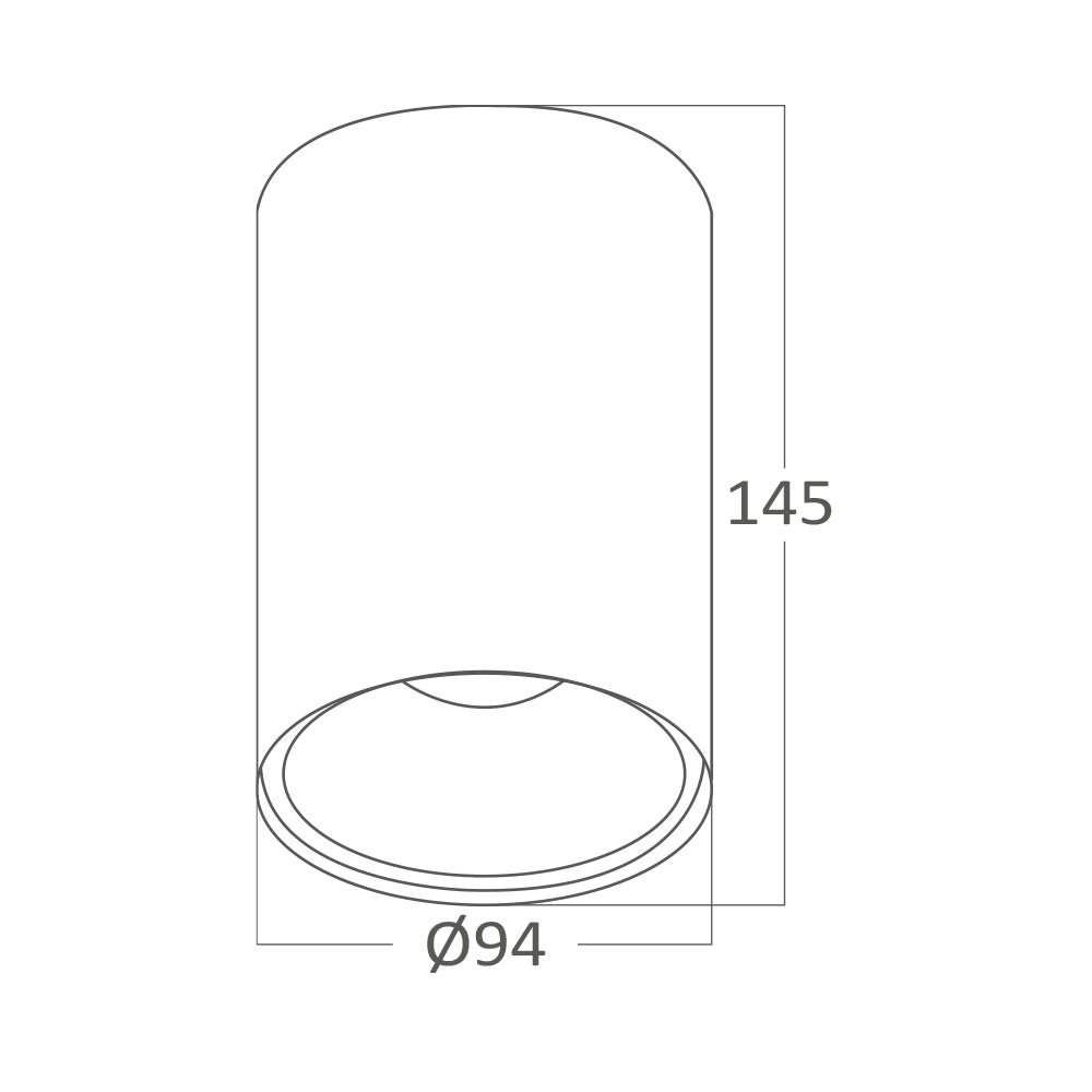 LED Aufbaustrahler Deckenleuchte 230V Aufbauleuchte Aufputz Aufbauspot GU10 Gold