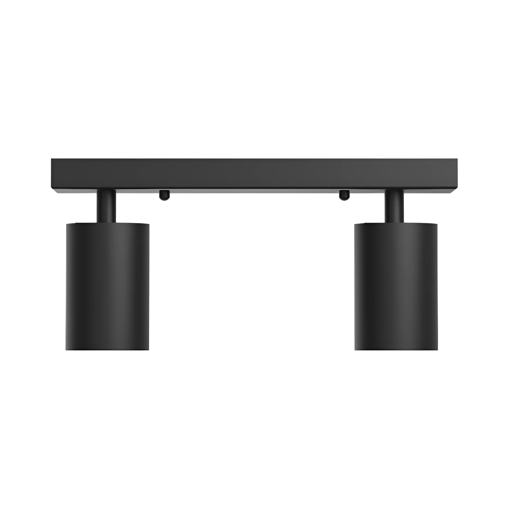 Braytron LED Deckenstrahler 2-flammig GU10 Aufbau-Spot Aluminium – Schwarz