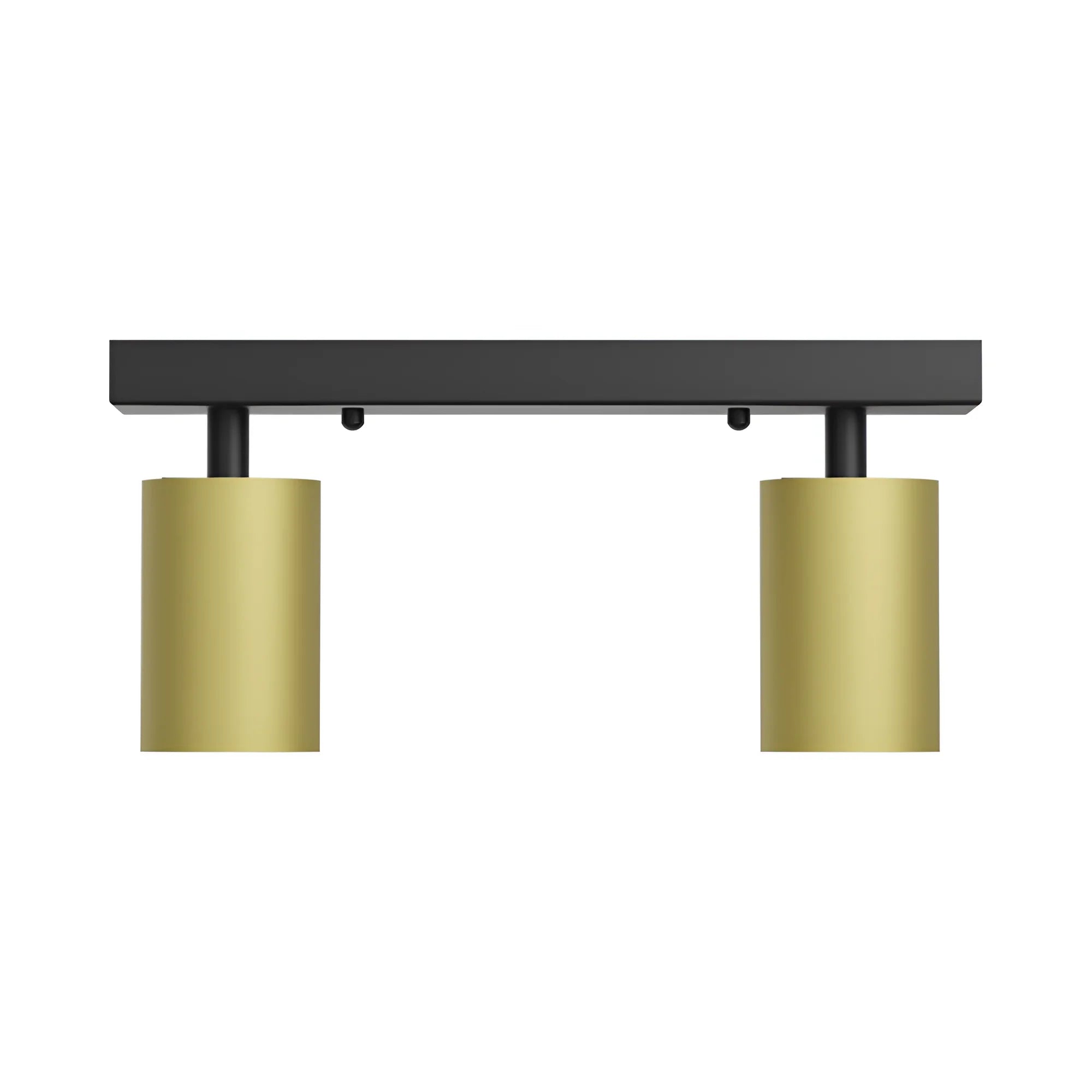 Braytron LED Deckenstrahler 2-flammig GU10 Aufbau-Spot Aluminium – Gold