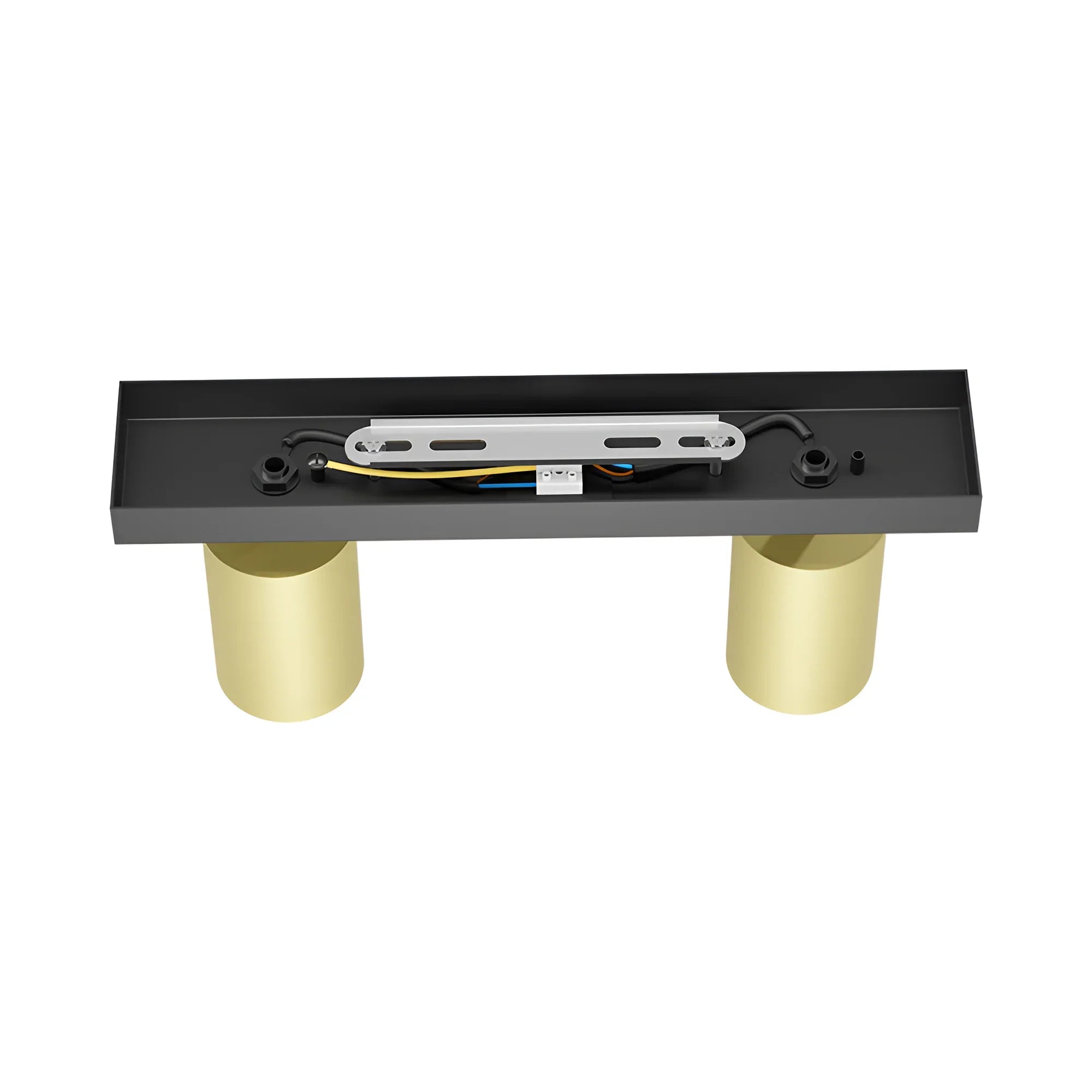 Braytron LED Deckenstrahler 2-flammig GU10 Aufbau-Spot Aluminium – Gold