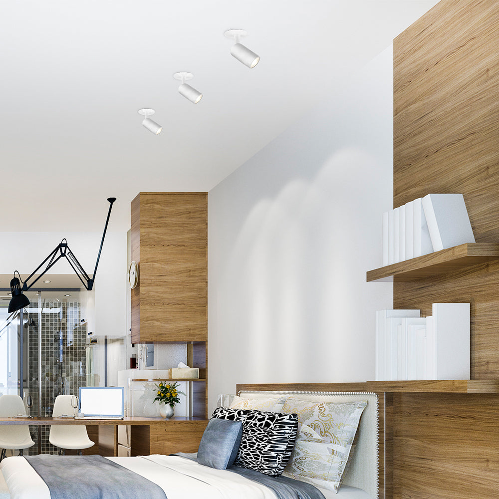 LED GU10 Einbauspot Deckenspot schwenkbar Deckenstrahler weiß Deckenlampe 35W