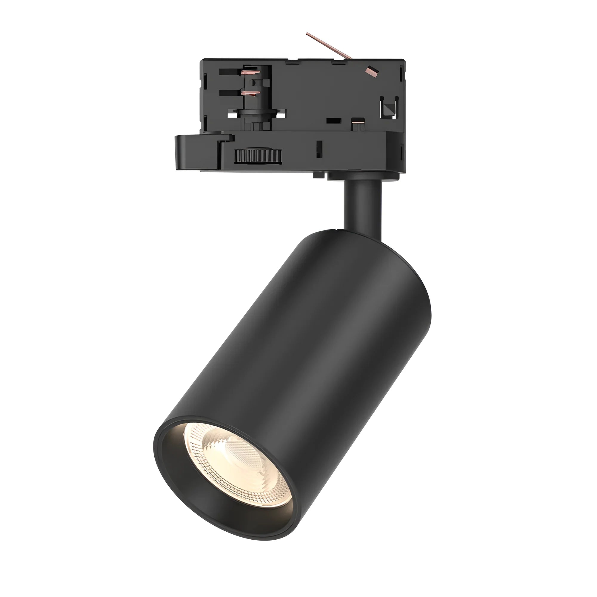 Braytron LED Schienenstrahler GU10 für 3-Phasen-Schiene, dreh- und schwenkbar – Schwarz