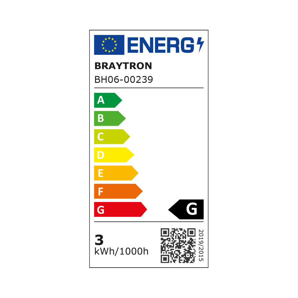 Braytron LED Minispot 3W Minileuchte, Klein, Einbauspot Einbaustrahler, Badezimmer, Küche, Wohnzimmer, inklusive 3 Blenden in schwarz, weiß. silber, IP54 230V ohne Trafo, 210 Lumen (neutralweiß 4000K)