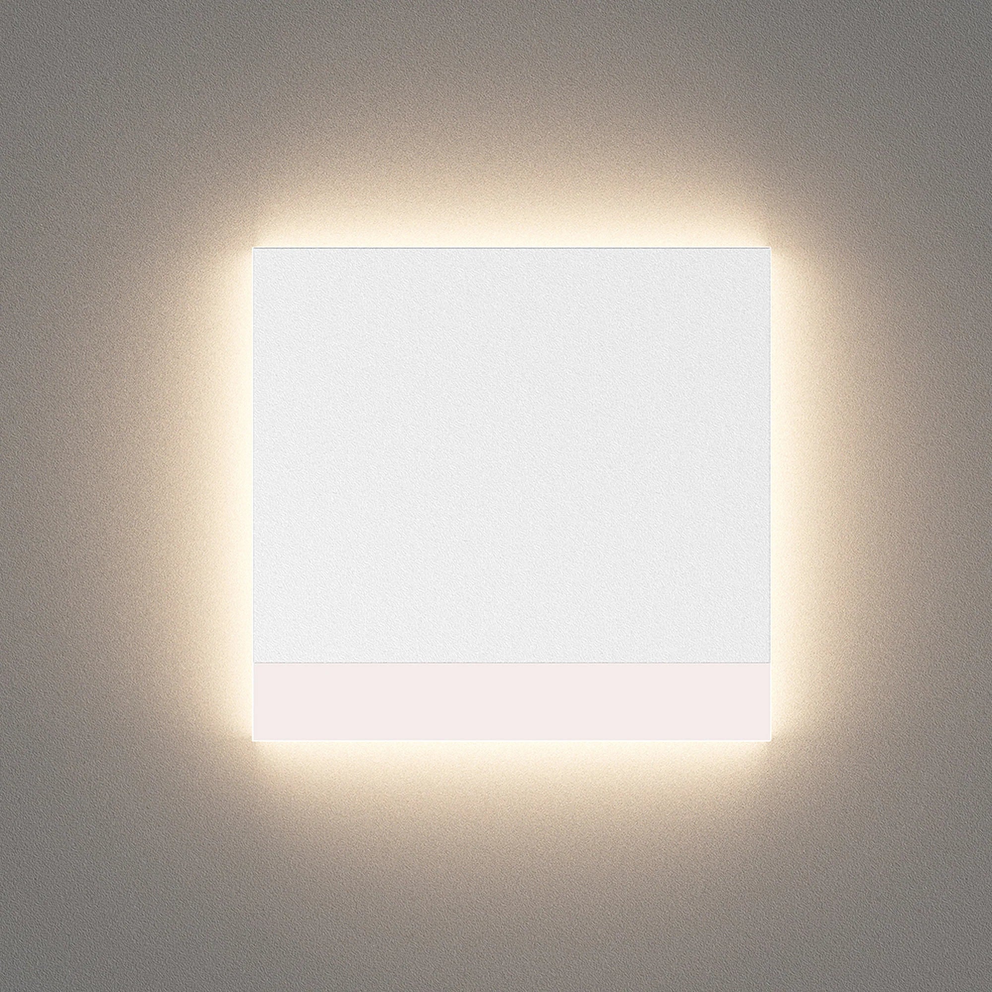Braytron Abdeckung für LED-Treppenleuchte eckig 80×80 mm – Weiß