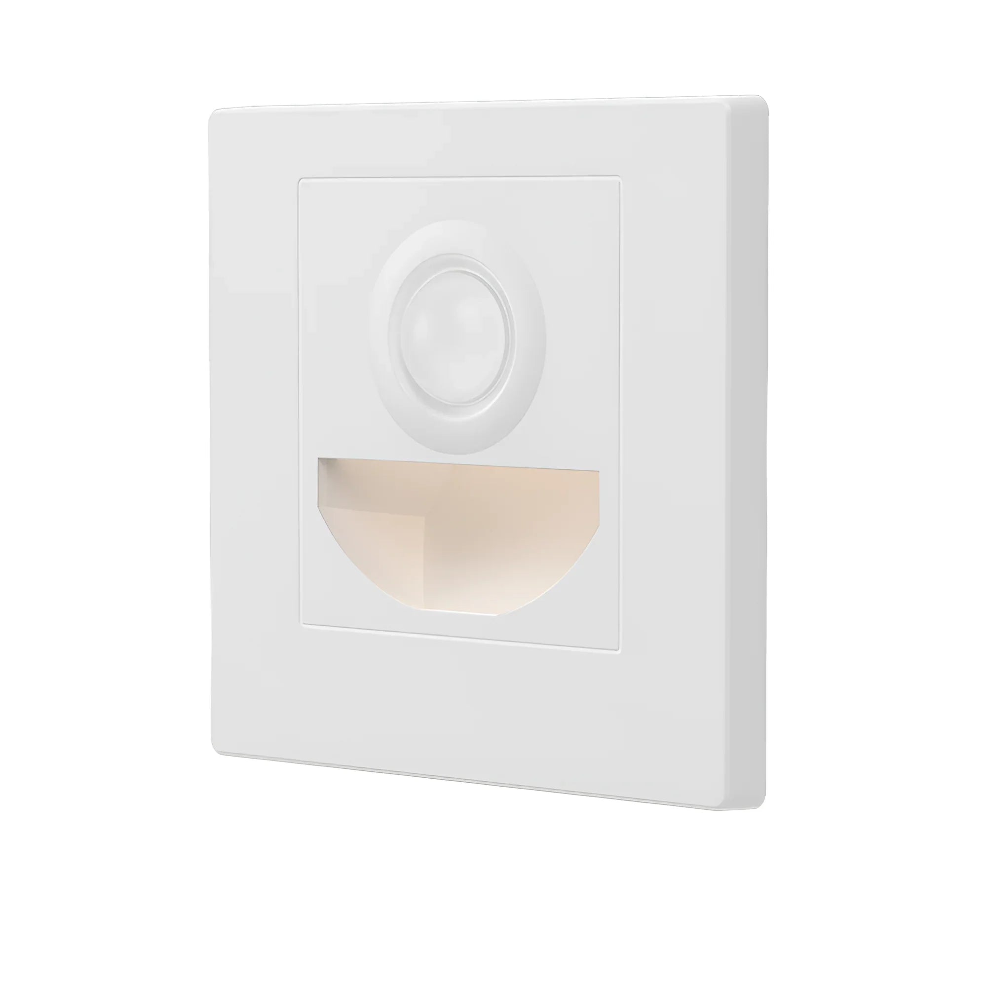 Braytron LED Treppenleuchte 1,5W 3CCT mit Bewegungsmelder, quadratisch – Weiß