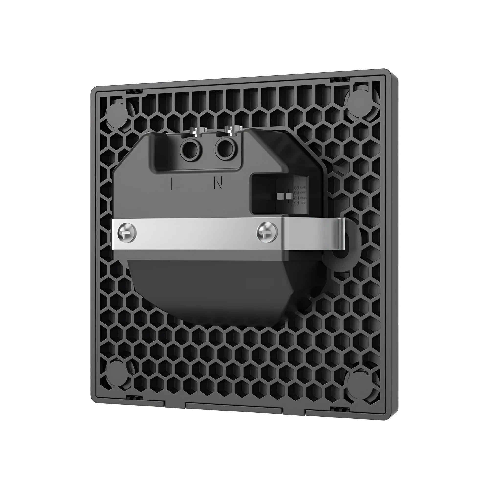 Braytron LED Treppenleuchte 1,5W 3CCT mit Bewegungsmelder, quadratisch – Dunkelgrau