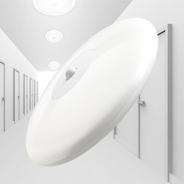 LED Deckenleuchte Ø26cm Sensor Bewegungsmelder Deckenlicht Bad rund 18W IP44 3000K