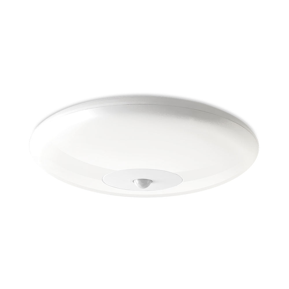 LED Deckenleuchte Ø26cm Sensor Bewegungsmelder Deckenlicht Bad rund 18W IP44 3000K