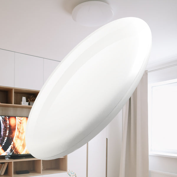 LED Deckenleuchte Deckenlicht Rund 20W 26cm Badezimmer Küche Flur Warmweiß 3000K IP44