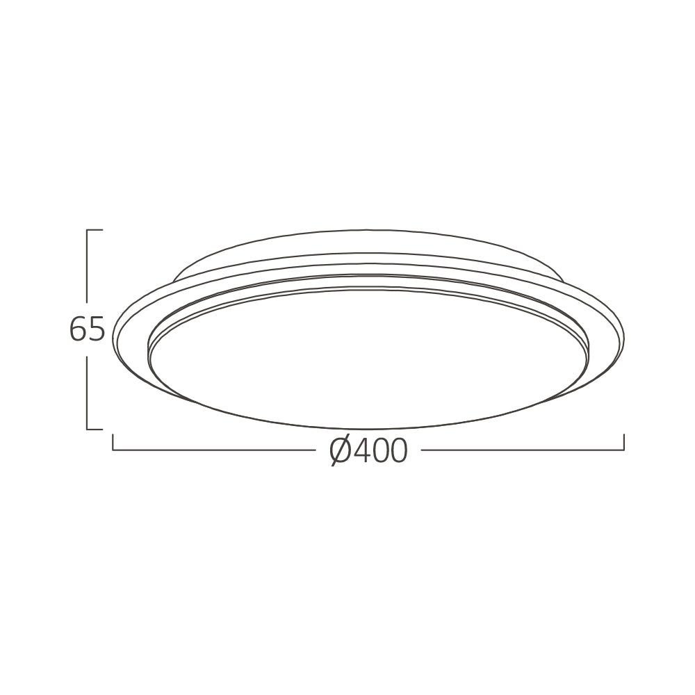 24W LED Deckenleuchte Deckenlicht  40cm rund Sternenhimmel Sparkle Dekor CCT 3in 1 3000-6500K