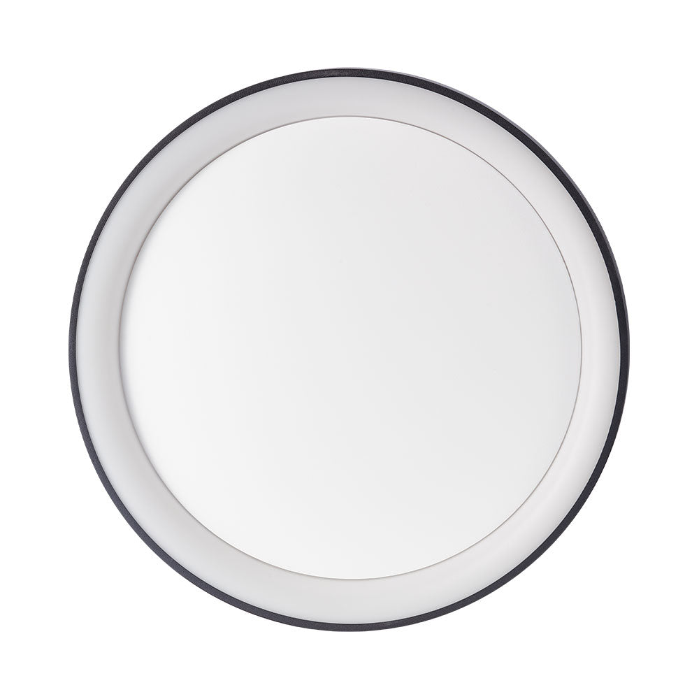 Braytron LED Deckenleuchte 36W Warmweiß Neutralweiß Kaltweiß 3CCT 3200 lm Rund Schwarz Aluminium IP20