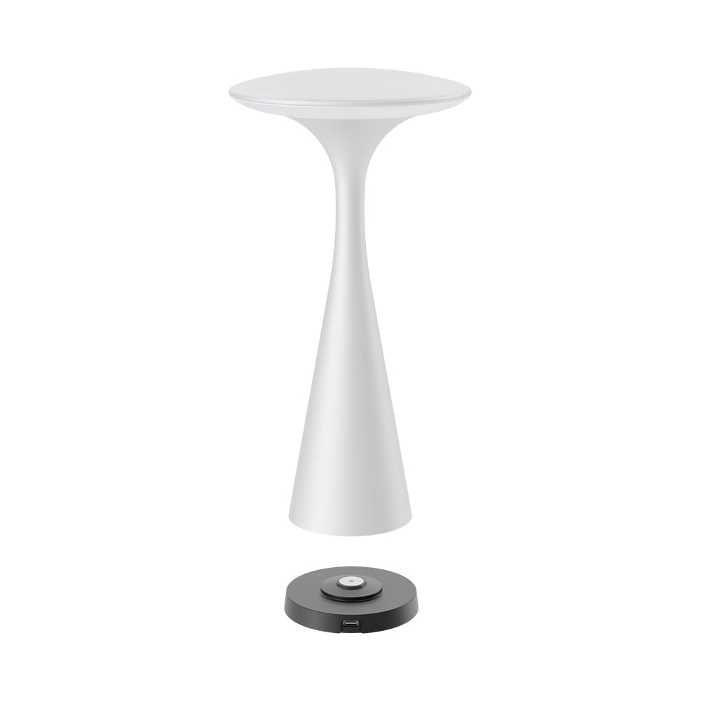LED Tischlampe Touch Dimmbar mit Akku Tischleuchte Innen/Aussen Farbwahl CCT USB Weiß