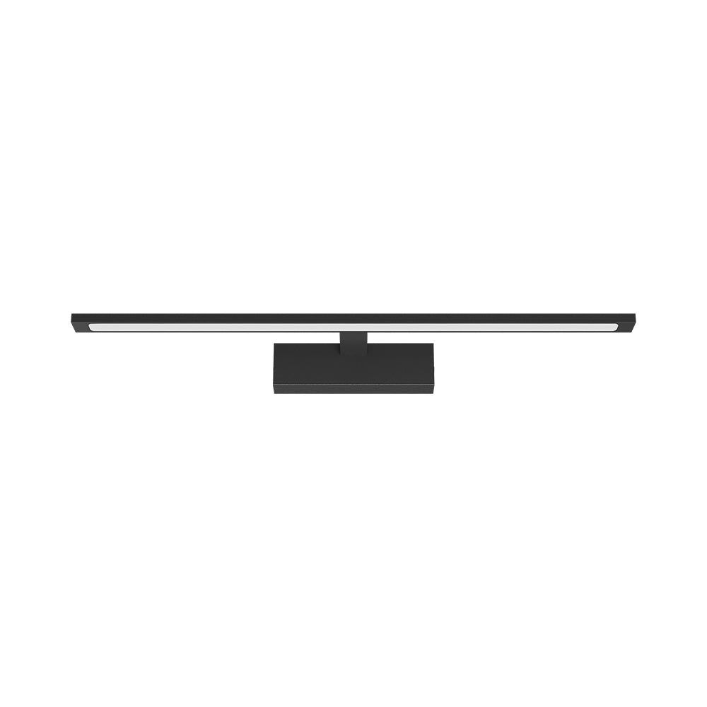 Braytron LED 12 Watt 60 Spiegelleuchte Badlampe 3CCT IP44 900 Lumen Wandlampe Schwarz