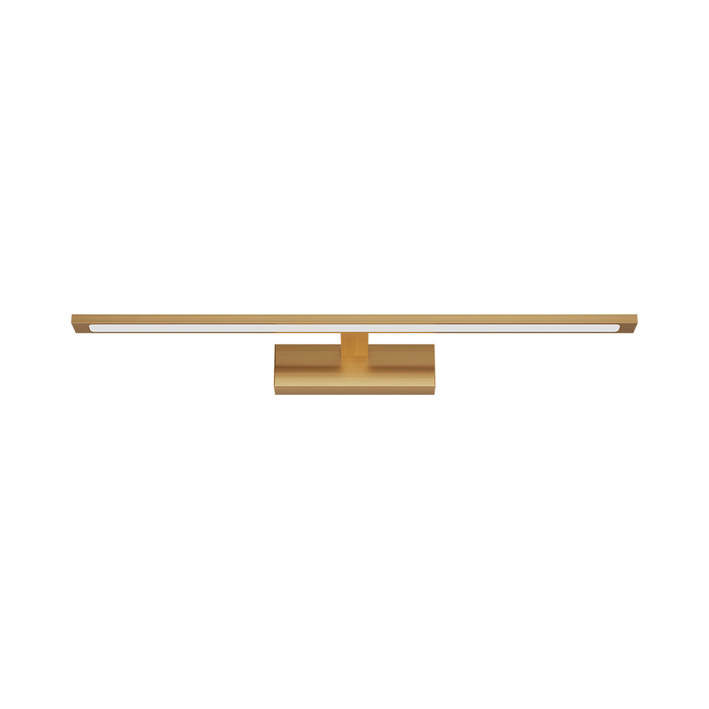 Braytron LED 12 Watt 60 Spiegelleuchte Badlampe 3CCT IP44 900 Lumen Wandlampe gold