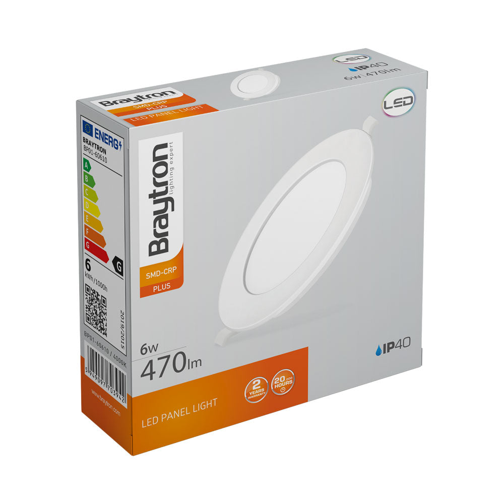 6W LED Einbaustrahler Deckenspot Ultra Flach Einbauleuchte Einbauspot 230V IP40 4000K Neutralweiß