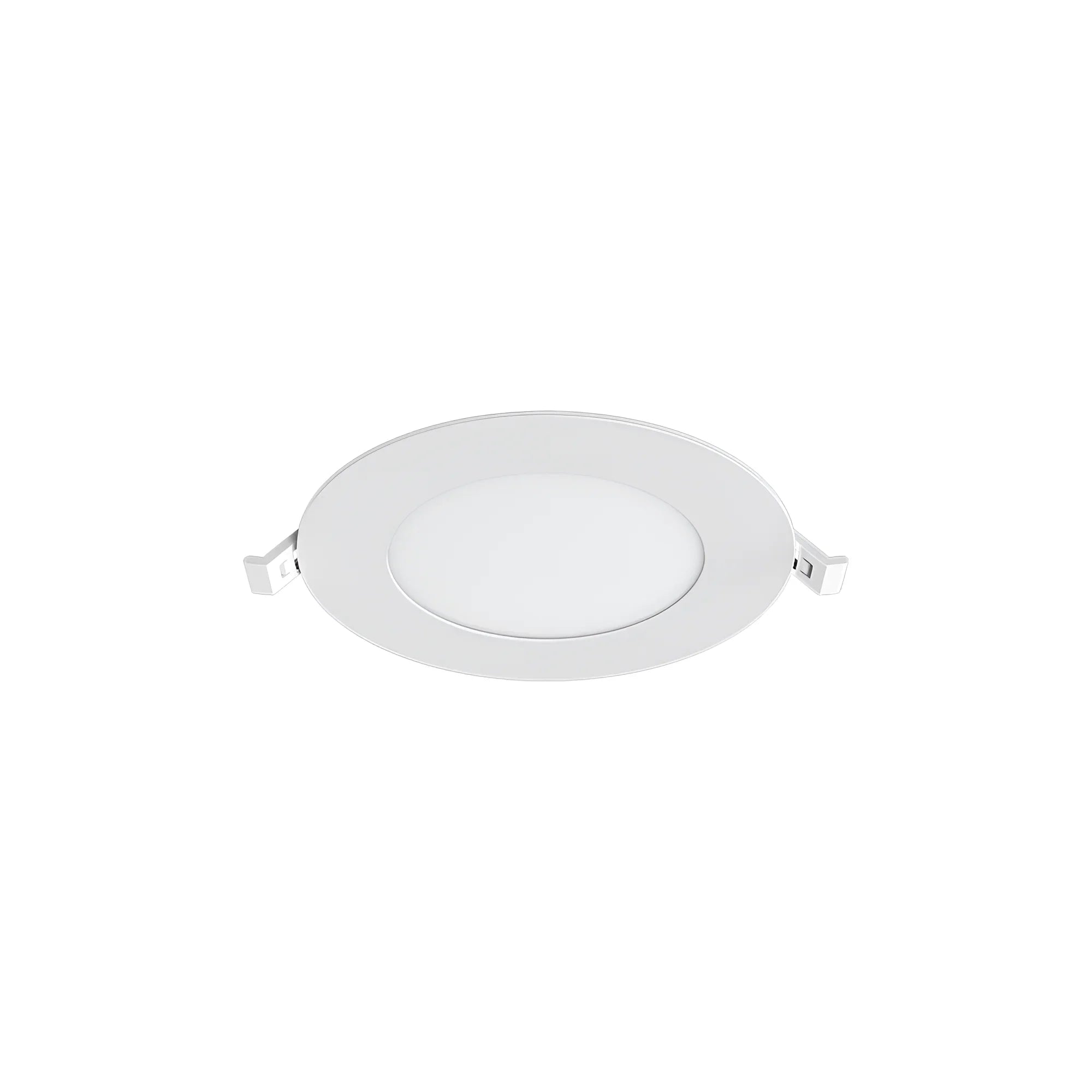 Braytron LED Einbaupanel 6W 3CCT 470 lm Ø128 mm flach – Weiß