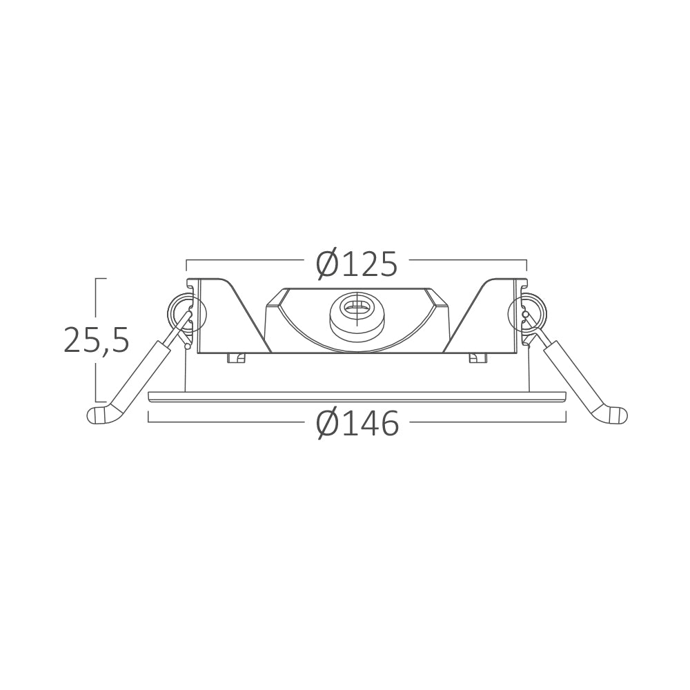 9W LED Einbaustrahler Deckenspot Ultra Flach Einbauleuchte Einbauspot 230V IP40 4000K Neutralweiß