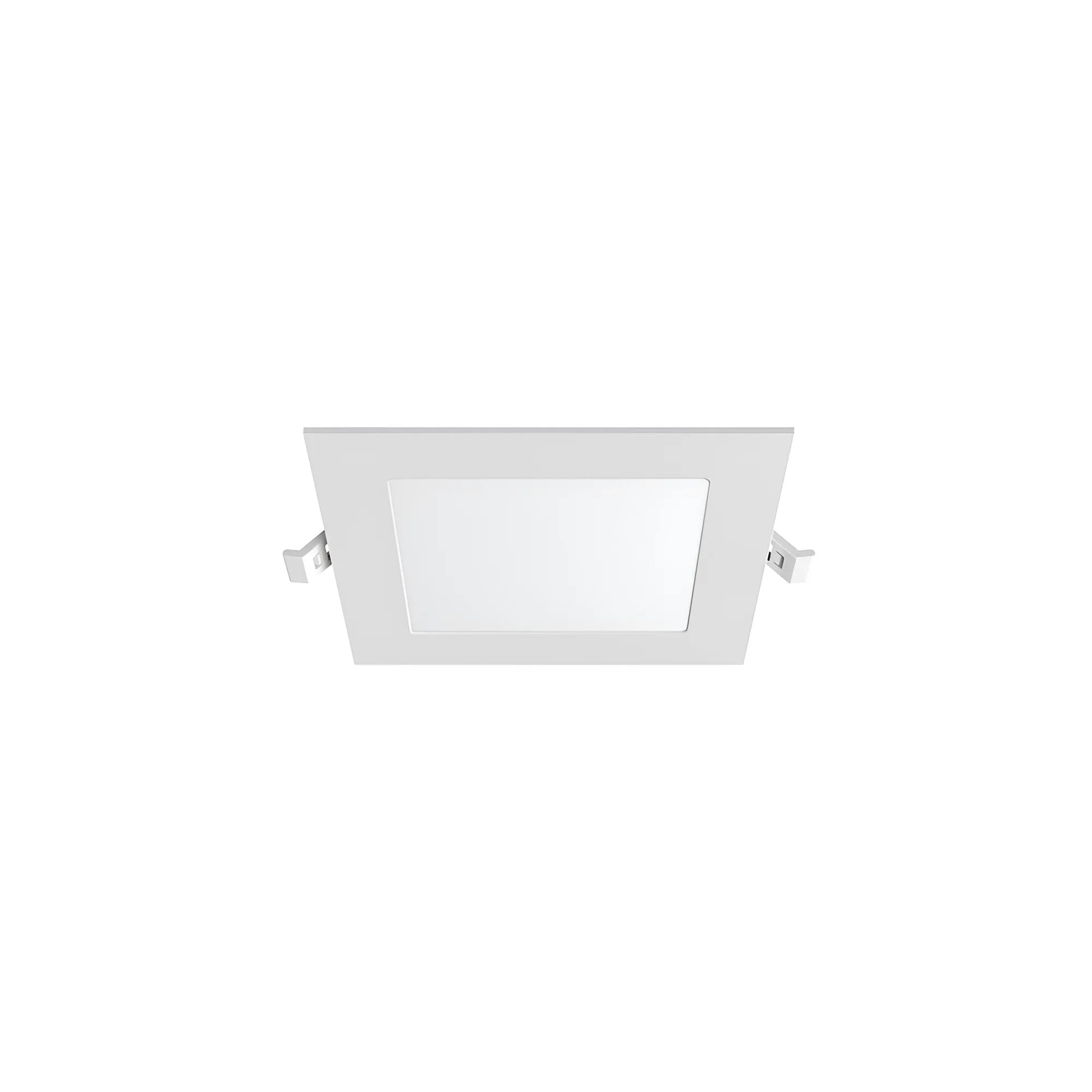 Braytron LED-Einbaupanel 3W 3CCT eckig 90 mm ultraflach – Weiß