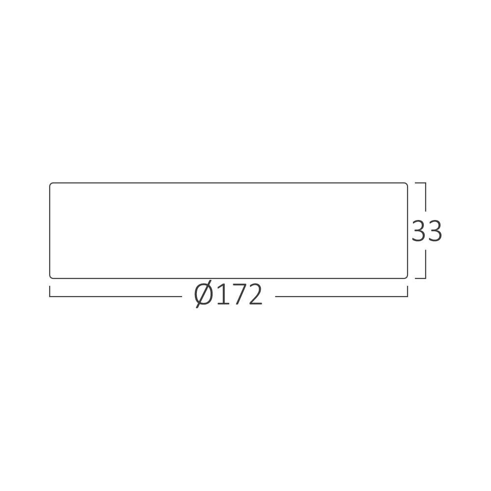 LED Aufbau Deckenleuchte Deckenlicht Rund 12W 1120LM 4000K, Ø17,2cm Ultra Slim LED Panel