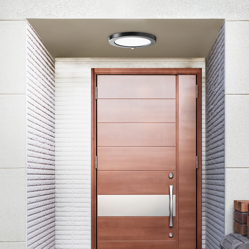 Braytron LED Deckenleuchte Bewegungsmelder Sensor Lampe Treppenlicht Deckenlicht Flur 20W Schwarz