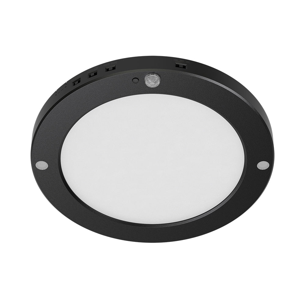 Braytron LED Deckenleuchte Bewegungsmelder Sensor Lampe Treppenlicht Deckenlicht Flur 20W Schwarz
