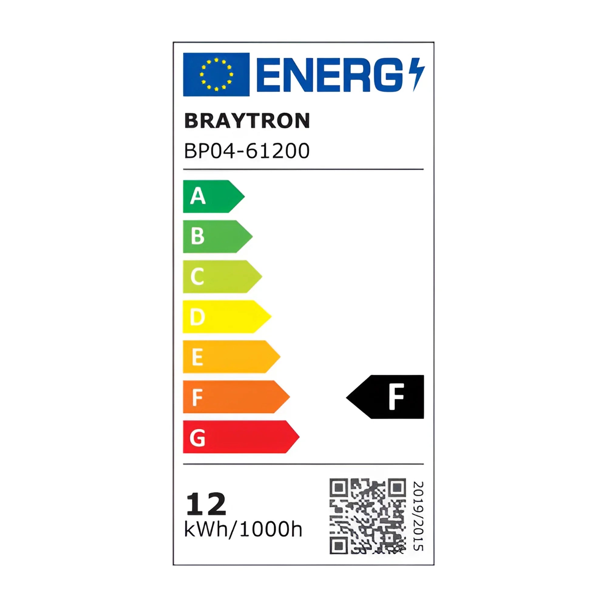 Braytron LED-Aufbaupanel 12W 3000K eckig 17x17cm – Weiß