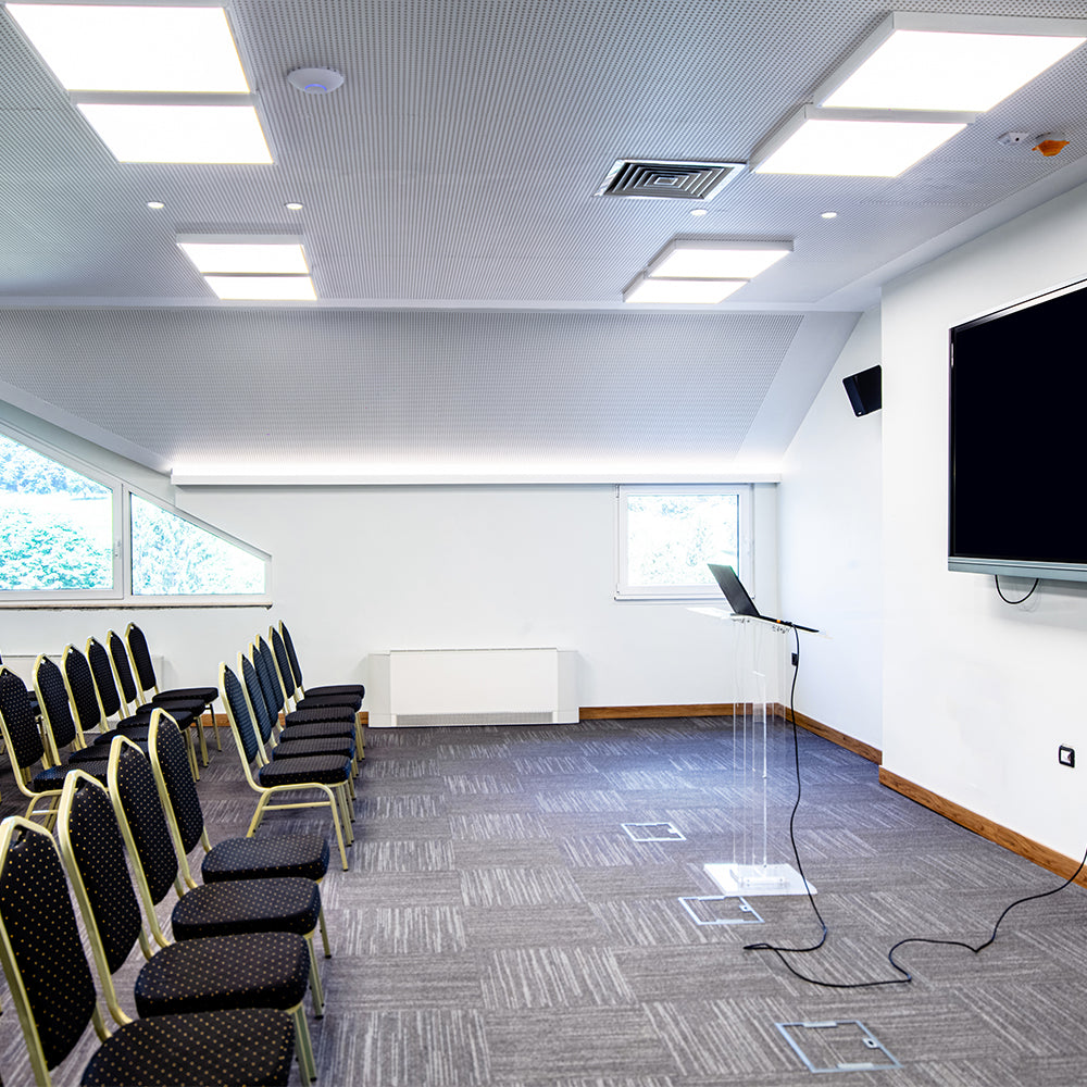 LED Aufbau Deckenleuchte Deckenlicht Eckig 18W 1760LM 3000K, 20X20cm Ultra Slim LED Panel