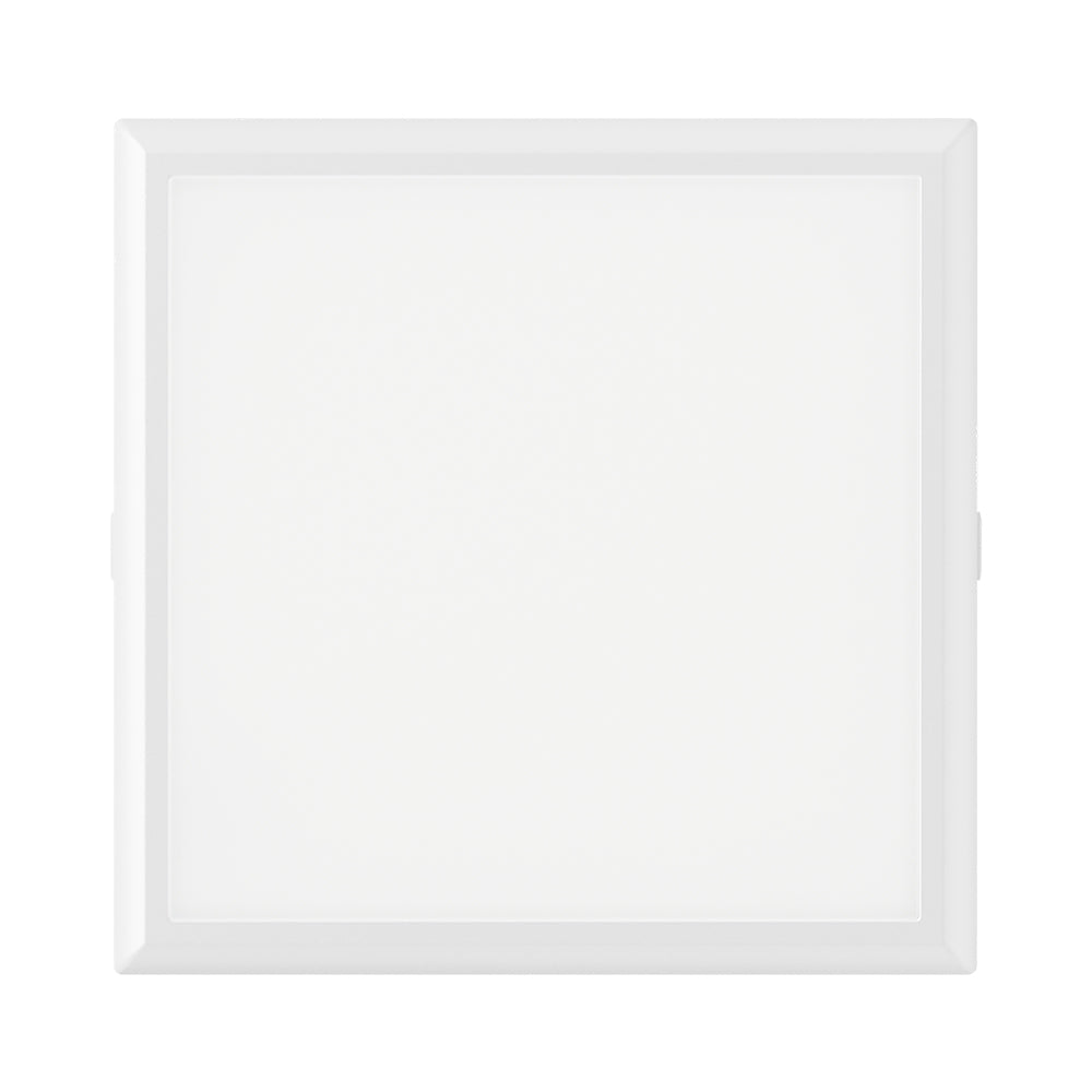 Braytron LED Panel Deckenleuchte Deckenlicht Eckig Flach 20W Wohnzimmer Kinderzimmer IP40 weiß