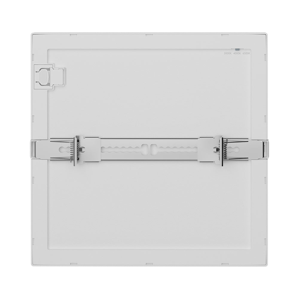Braytron LED Panel Deckenleuchte Deckenlicht Eckig Flach 20W Wohnzimmer Kinderzimmer IP40 weiß