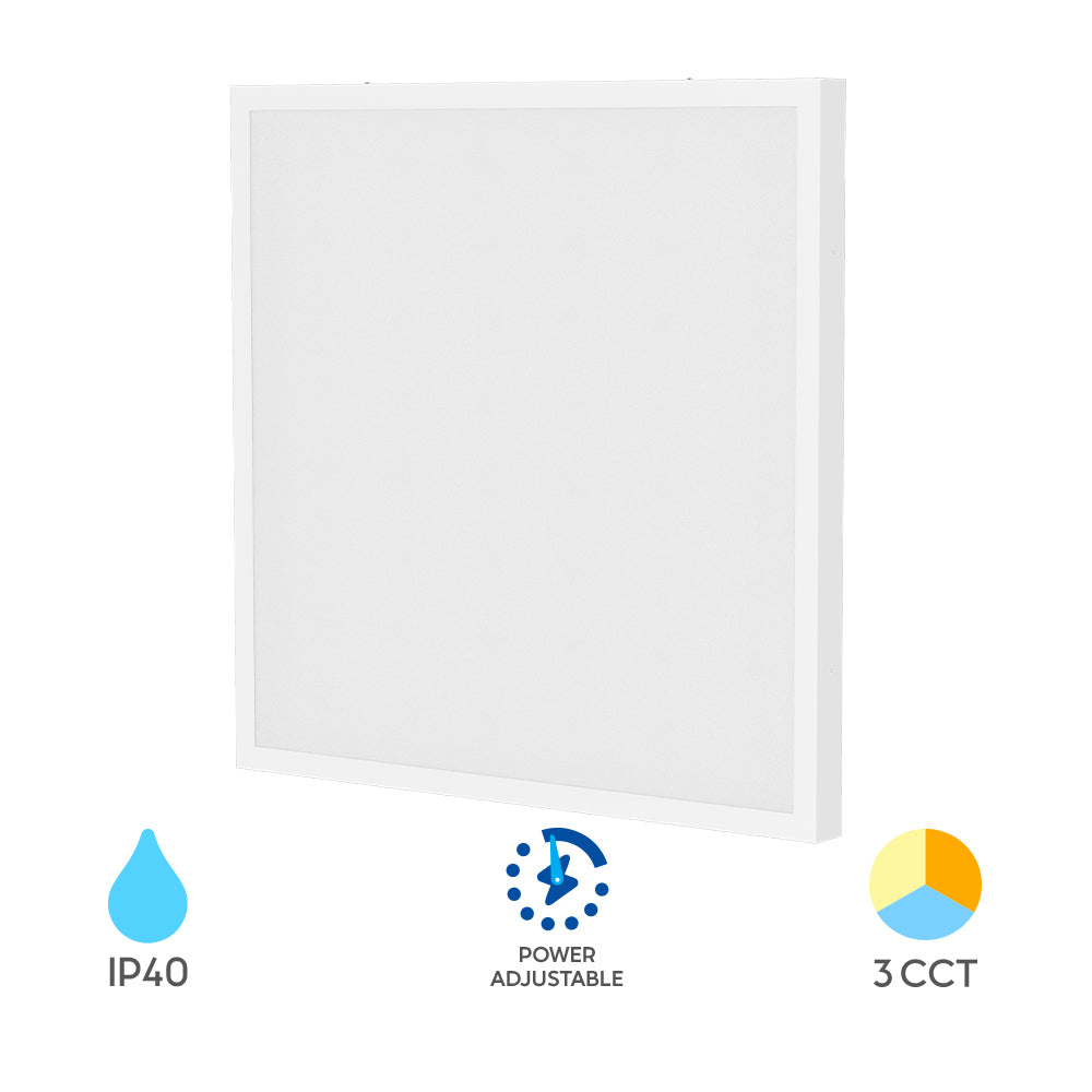 Braytron LED Panel Deckenleuchte 30-50W 3CCT 3000-6500K einstellbar Superhell Deckenlampe 60X60 cm
