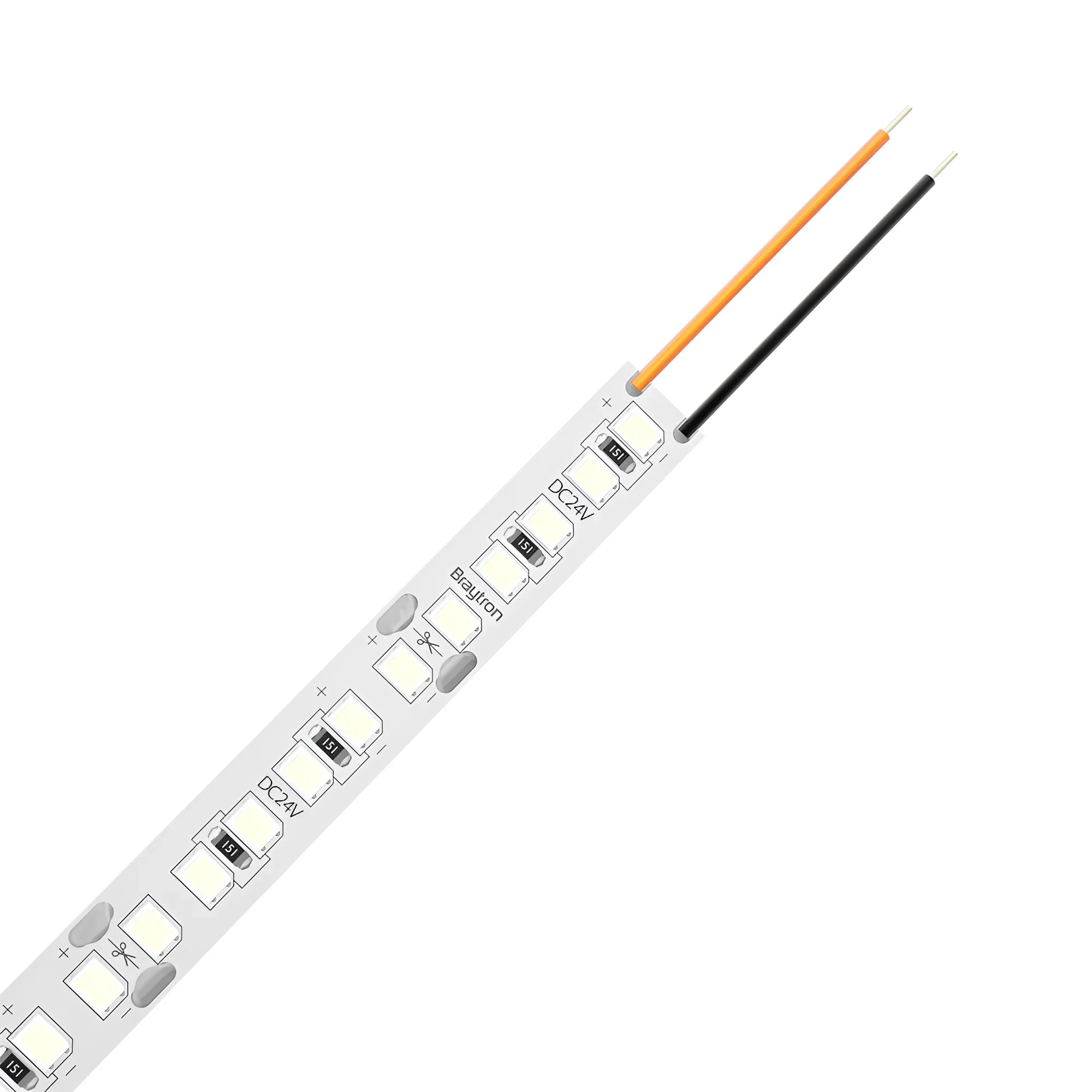 Braytron LED-Streifen 10 m 24V 20W/m 2600 lm/m 3000K selbstklebend – Warmweiß