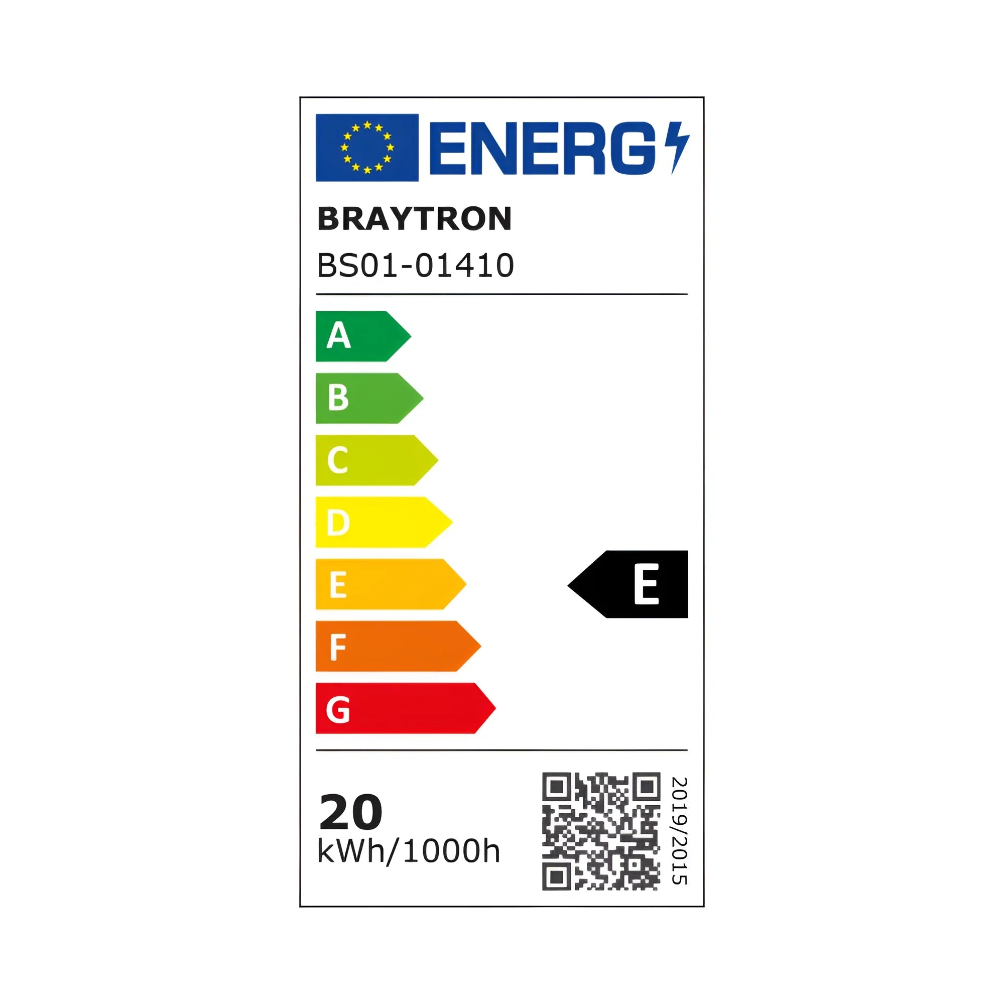 Braytron LED-Streifen 10 m 24V 20W/m 2600 lm/m 3000K selbstklebend – Warmweiß