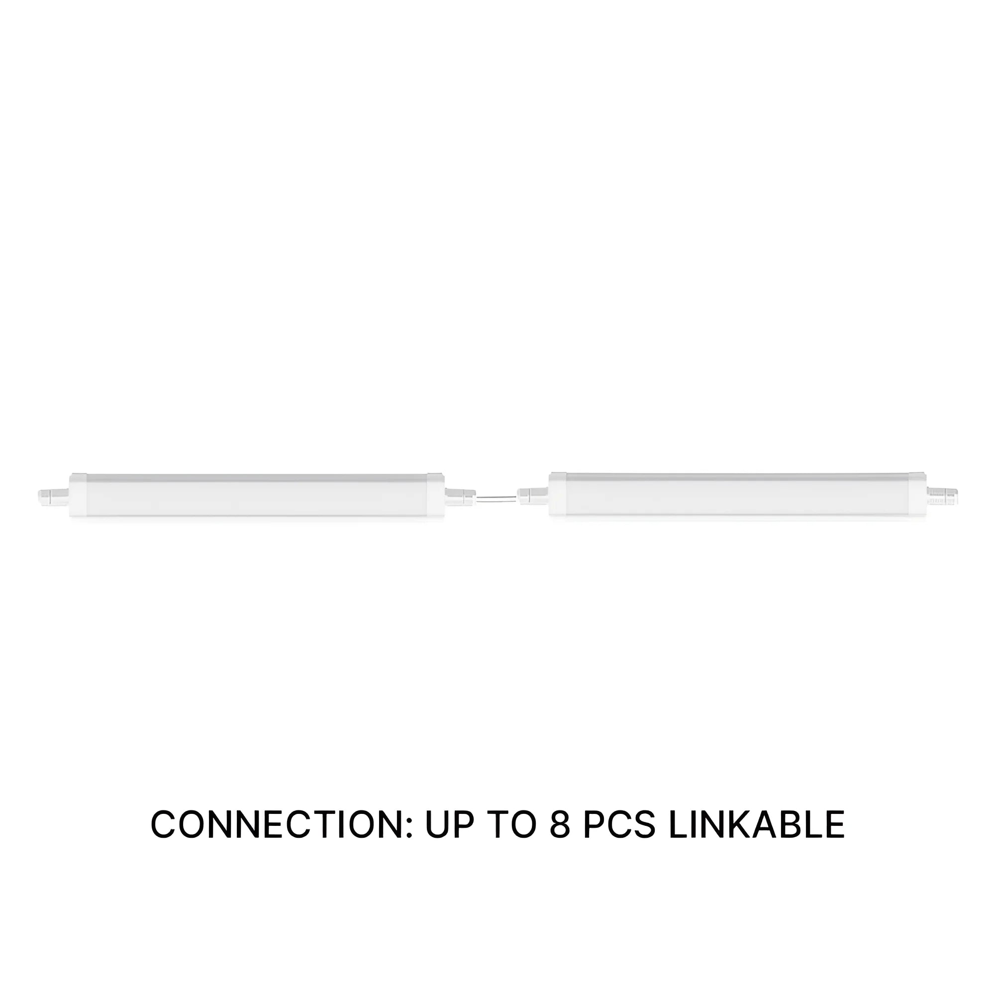 Braytron LED-Feuchtraumleuchte 40W 6500K kaltweiß 4500 lm IP65 1190 mm – Weiß