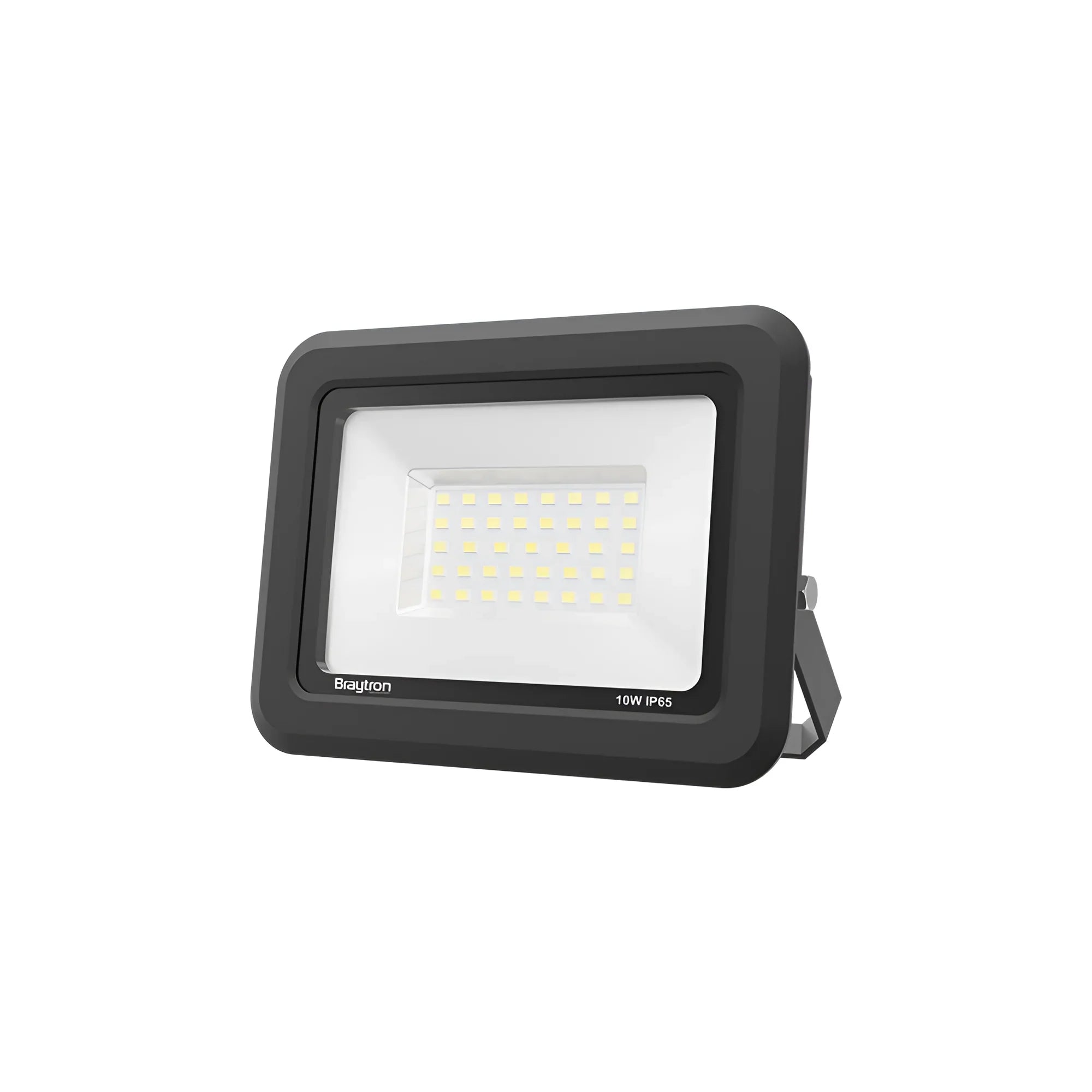 Braytron LED-Fluter Außen 10W 800lm 6500K IP65 – Schwarz