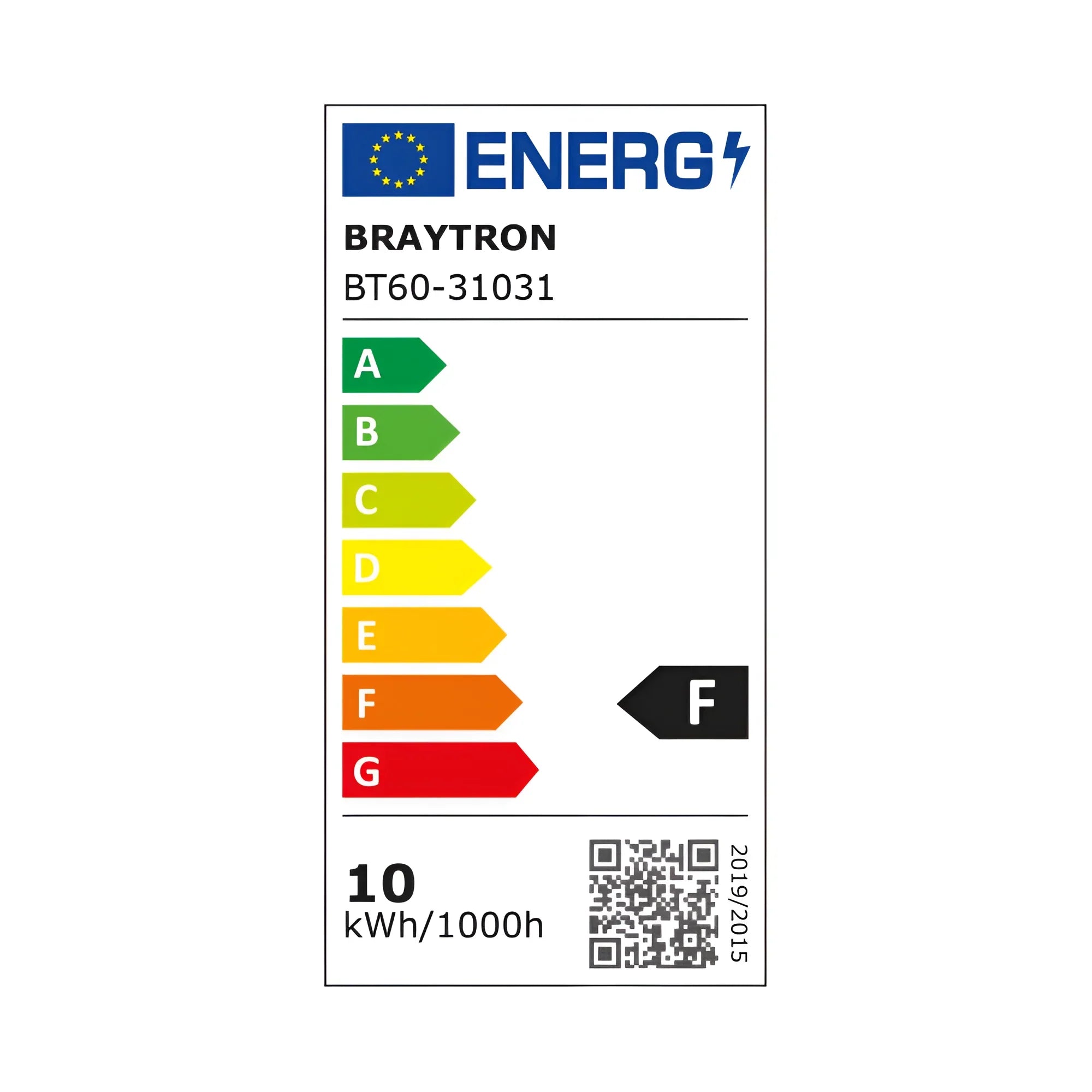 Braytron LED-Fluter Außen 10W 800lm 6500K IP65 – Schwarz