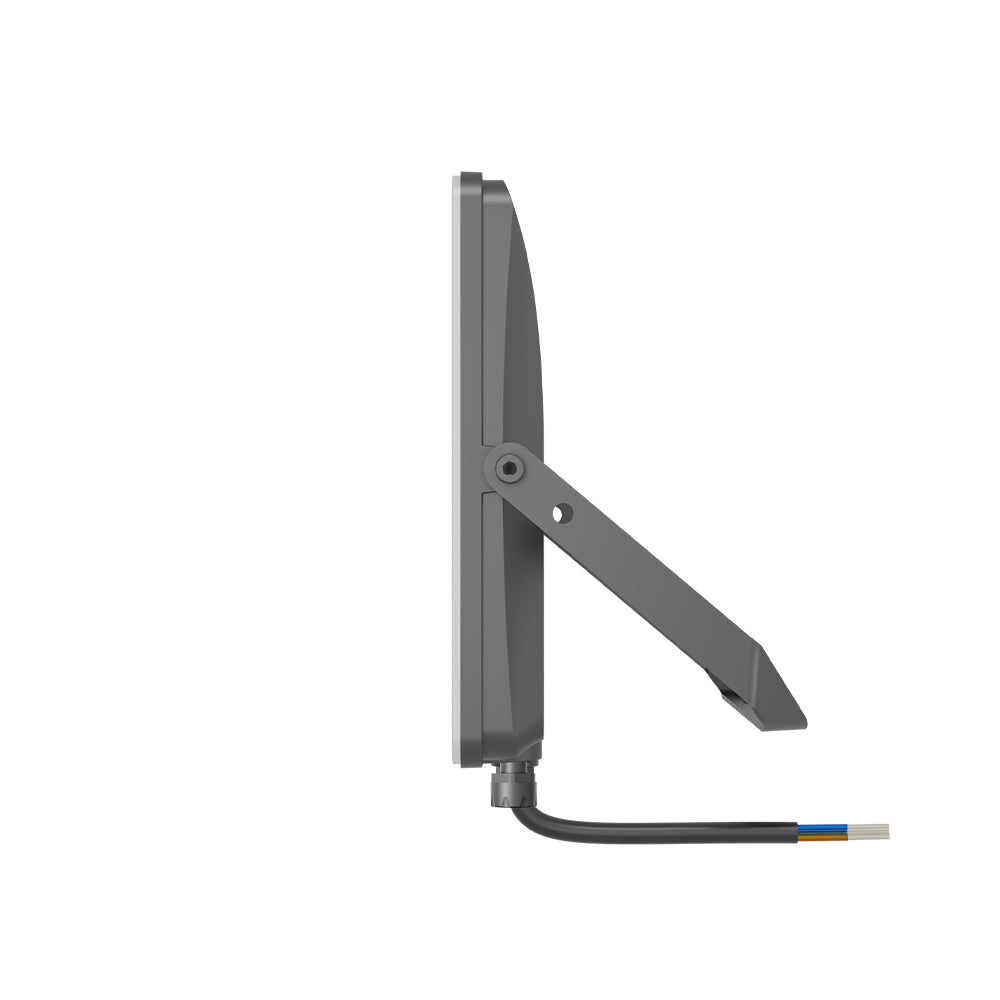 Braytron LED Flutlicht Außen IP65 – LED Strahler mit 3CCT Farbwahl 3000K/4000K/6500K – Aluminium Außenstrahler 90° – Garten, Hof & Baustrahler – 10W - 300W (50, Watt)
