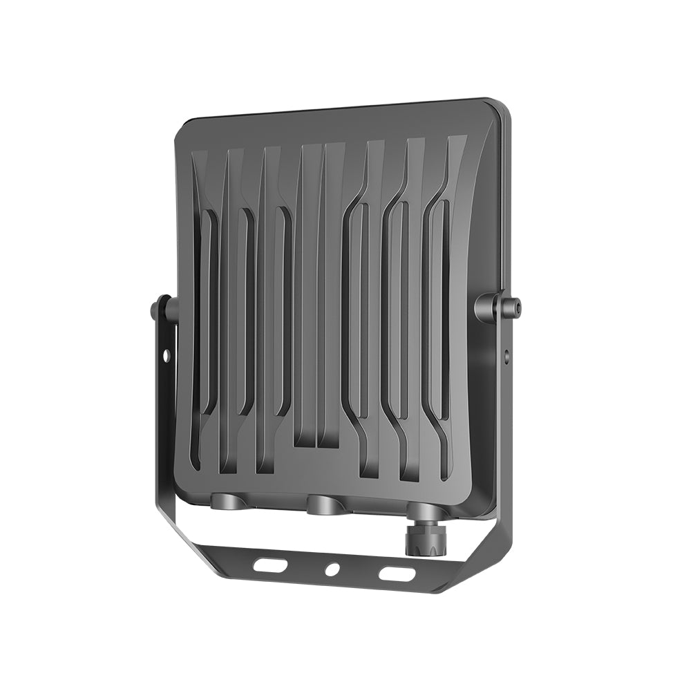 Braytron LED Flutlicht Außen IP65 – LED Strahler mit 3CCT Farbwahl 3000K/4000K/6500K – Aluminium Außenstrahler 90° – Garten, Hof & Baustrahler – 10W - 300W (50, Watt)