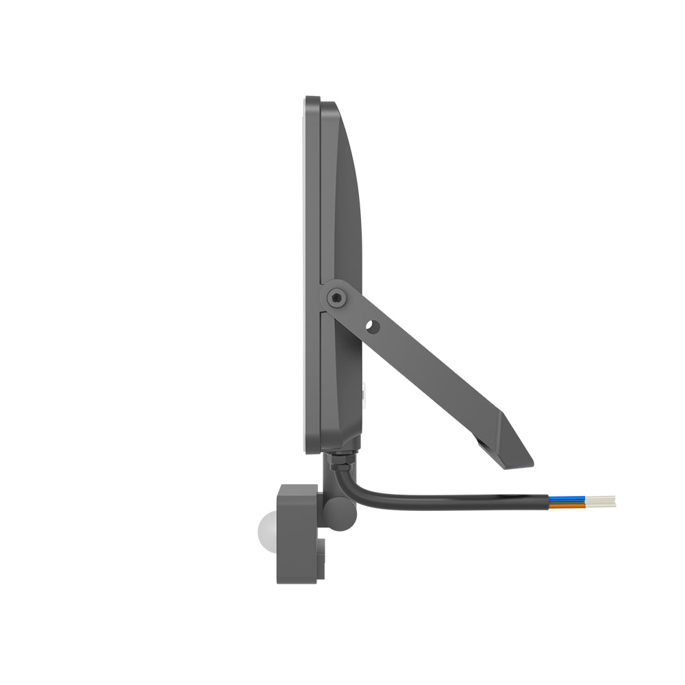Braytron LED Flutlichtstrahler mit Bewegungsmelder 30W–50W – 3300–5500lm – Außenstrahler IP54 wasserdicht – 3CCT Farbwahl – LED Strahler für Garten, Hof, Einfahrt & Baustelle (30, Watt)