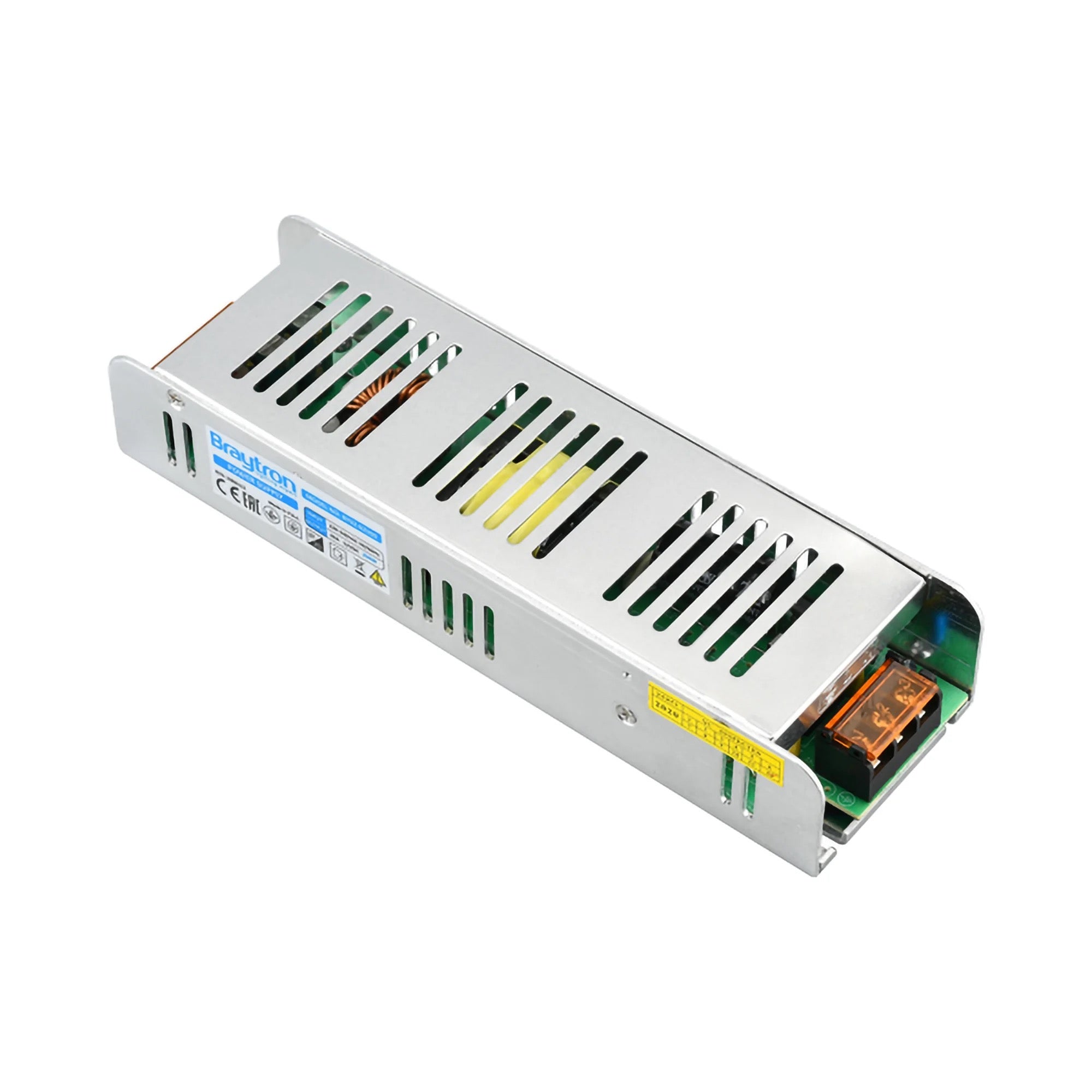 Braytron LED-Netzteil 250W 24V DC IP20 – Aluminium Silber