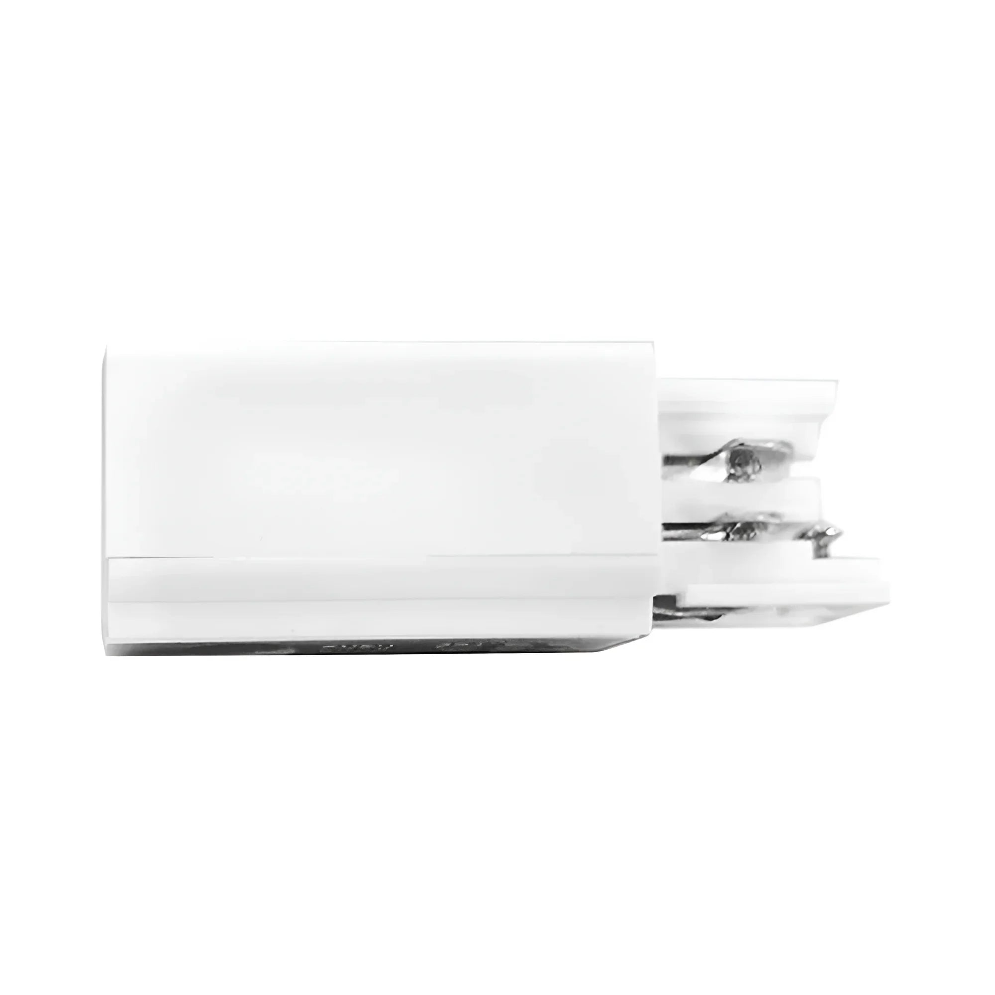 Braytron Einspeiseadapter für 3-Phasen-Stromschiene 230V – 4-Leiter, Weiß