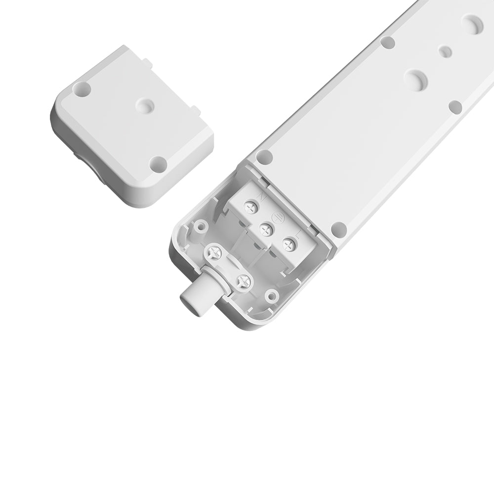 Braytron Mehrfachsteckdose 6-fach ohne Kabel, ohne Schalter, 3680W, Kindersicherung, Steckdosenleiste für individuelle Installation mit Clip-System