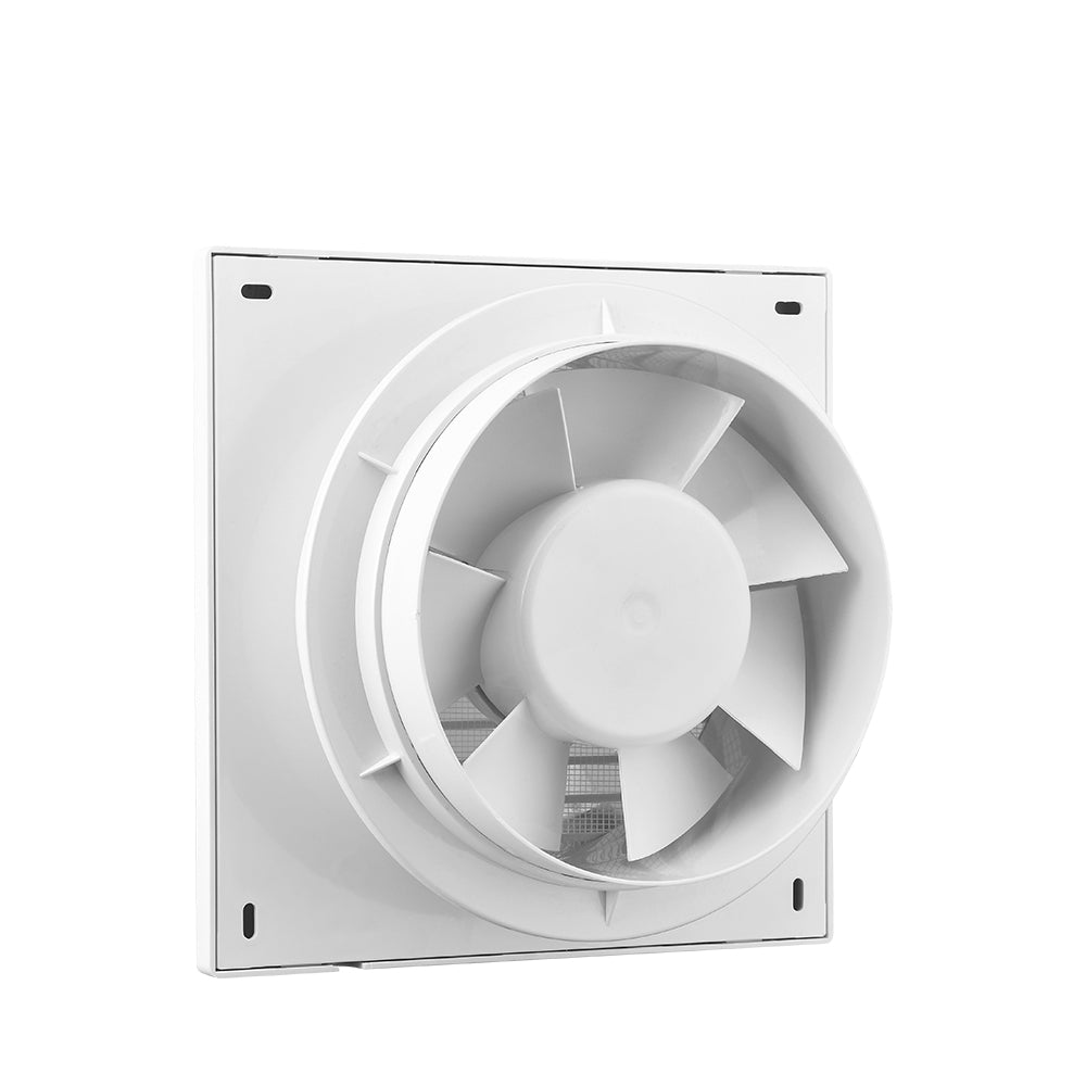 Braytron Badlüfter Wandlüfter WC Küche Ventilator Lüfter Ø100 mm Leise 34dB, 100 m³/h 12W