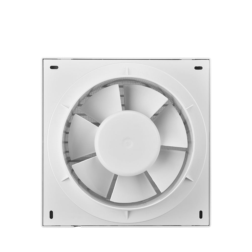 Braytron Badlüfter Wandlüfter WC Küche Ventilator Lüfter Ø100 mm Leise 34dB, 100 m³/h 12W