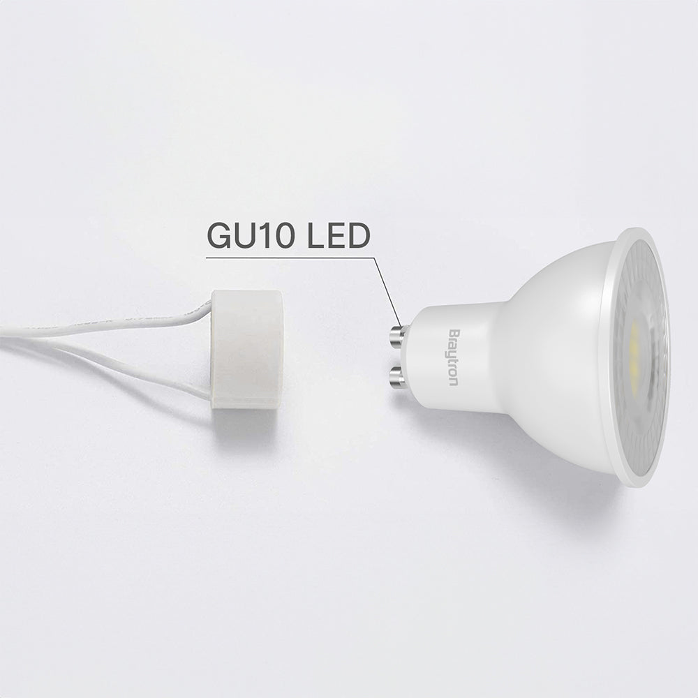 Braytron GU10 Keramikfassung Sockel für LED Halogen Leuchtmittel Lampenfassung 230V